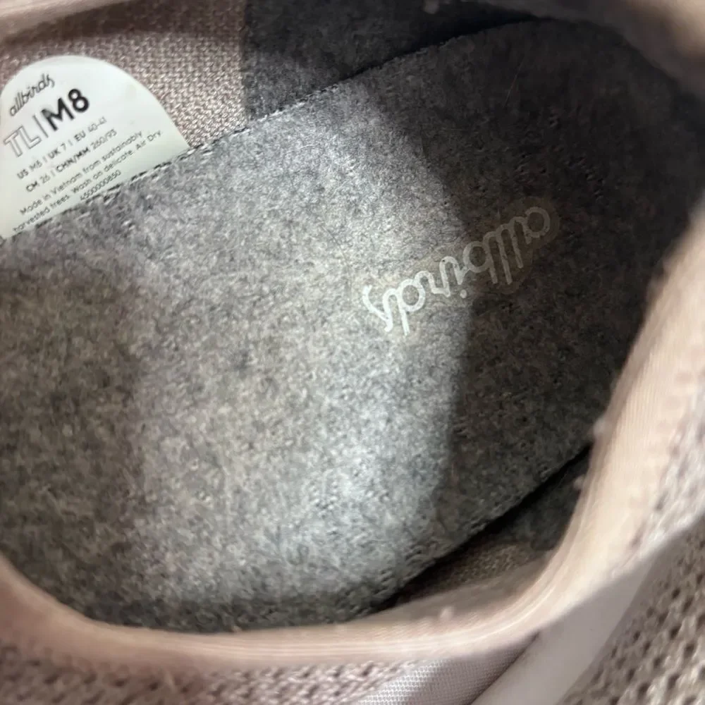 Allbirds Men’s Tree Loungers - Mist Grey - Size 8
